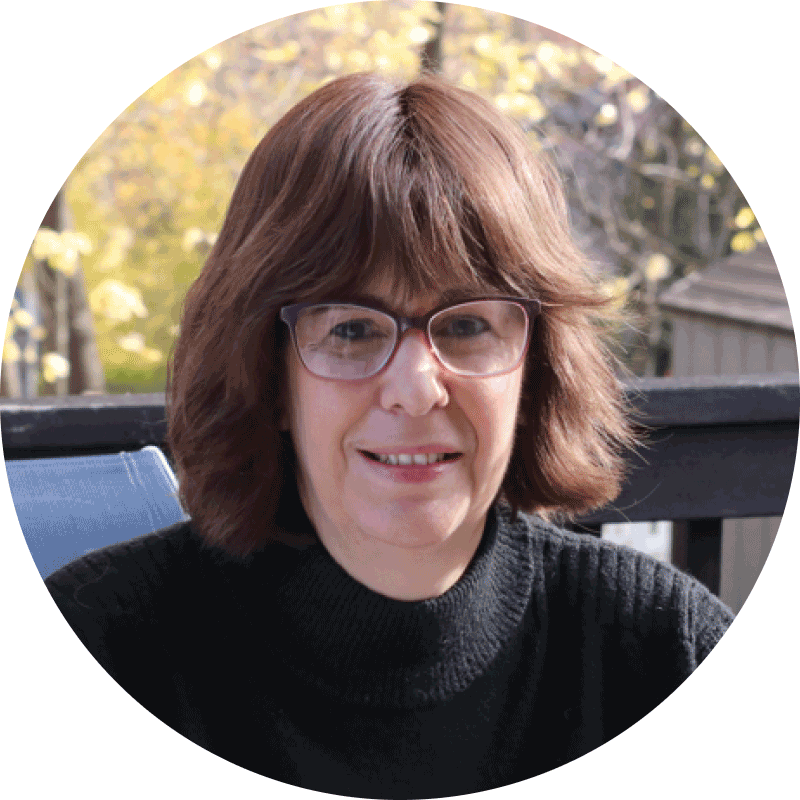 ida plotzker smiling outside