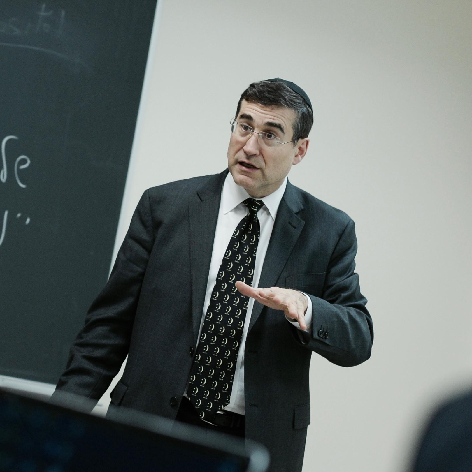 Rabbi Dr. Shmuel Klammer, adjunct professor at the Graduate School of Jewish Studies